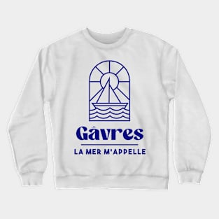 Gâvres the sea is calling me - Brittany Morbihan 56 Sea Holidays Beach Crewneck Sweatshirt